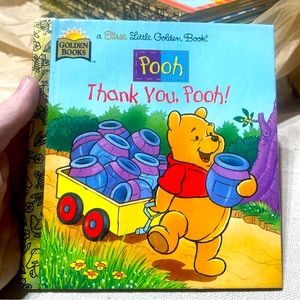 BRAND NEW VINTAGE A First Little Golden Book Thank You Pooh